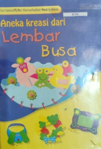 Image of Aneka kreasi dari lembar busa