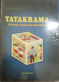 Image of TATA KRAMA di rumah, sekolah dan masyarakat