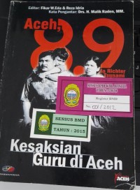 Image of Aceh 8,9 skala richter : kesaksian guru di Aceh